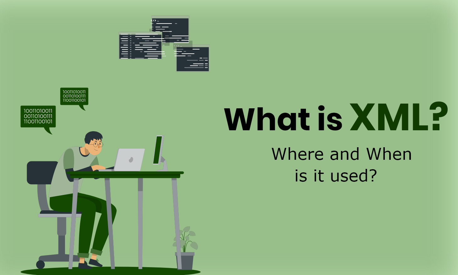  What is XML? Where and When is it used? 